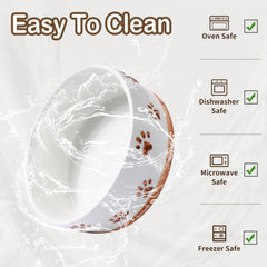 XRBEOU elevated wooden stand promotes better posture for comfortable dining.