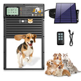 XRDZYXGS Puerta automática para mascotas con radar detecta movimiento para acceso cómodo.