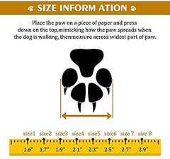 XSY&G dog boots with reflective straps enhance nighttime visibility.