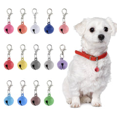Xthrotsenk bells with lobster clasps simplify attachment to collars or keychains.