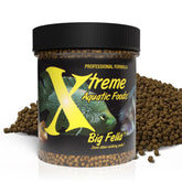 Xtreme Aquatic Foods Big Fella 3mm pellets packaging for premium large-fish nutrition.