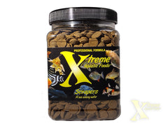 Xtreme Scrapers Wafers closeup showing 14mm sinking wafers for nocturnal feeders.