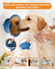 XUOEGUZ dog lick bowl freeze-bone option for long-lasting engagement.