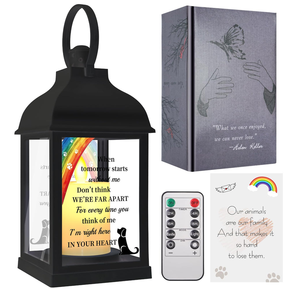 XXSTAR dog memorial gift box with foam insert, ideal for heartfelt sympathy gifts.