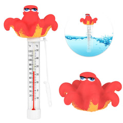 XY-WQ thermometer with rope tether prevents loss during water play.
