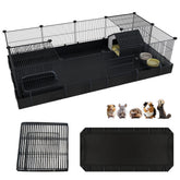 Xymoso DIY Guinea Pig Cages with waterproof bottom provide easy cleaning and spill protection.