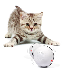 Y YOFUN Smart Interactive Cat Toy demonstrates 360-degree rotation for active indoor play