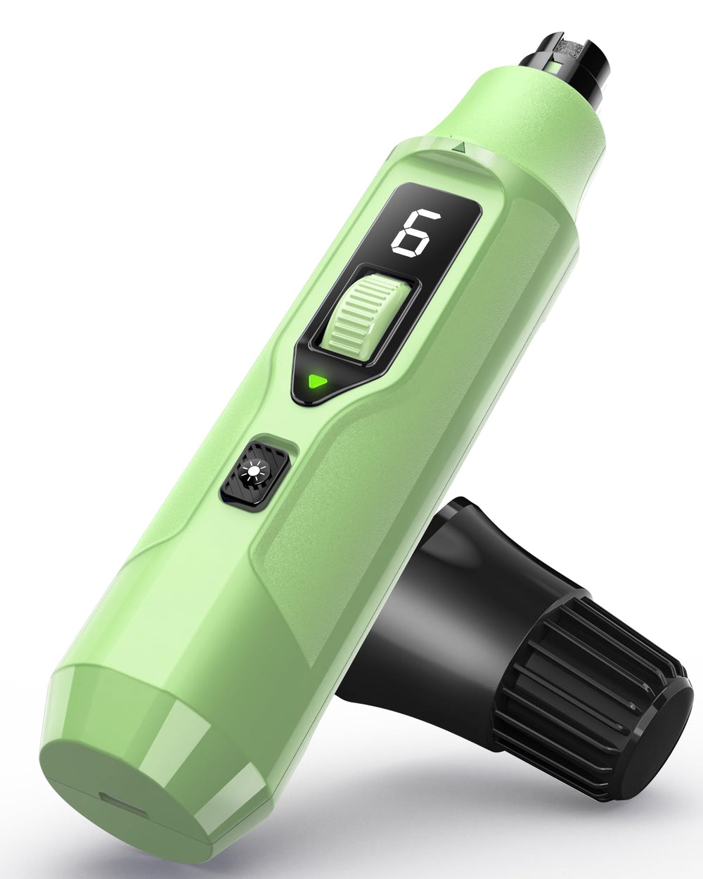 YABIFE 7-Speed Nail Grinder with Light shows adjustable RPM for precise home grooming