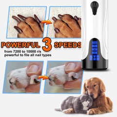 YABIFE nail-grinder-3-speeds-ports allows tailored care for different nail sizes