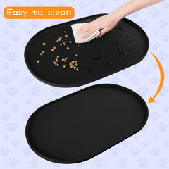 Yacee silicone mat is dishwasher safe for quick cleanup