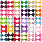 YAKA puppy bow pattern 01 adds adorable style for daily dog walks.