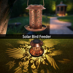 Yamodoor cardinal solar-lantern closeup highlights durable weatherproof metal for outdoor use