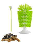 YANCONGLIDEYAN turtle brush suction cup on tank for easy shell cleaning