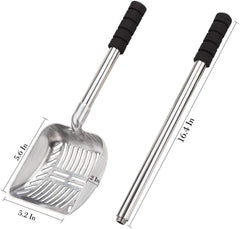 Yangbaga deep shovel design ensures thorough sifting with minimal litter left behind.