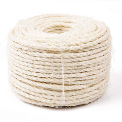 Yangbaga sisal rope 164ft for cats, long-lasting post replacement for durable scratching.