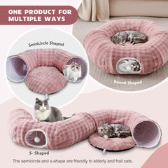 Yaning Bubble Cat Tunnel peep hole design enables supervised play and exploration.
