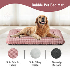 Yaning dog bed mat large dog crate setup highlights spacious interior for bigger companions