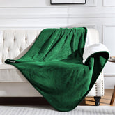 Yaning waterproof blanket protects bed and couch from spills and pet fur.
