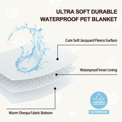Yaning waterproof blanket pink closeup emphasizes soft sherpa and plush surfaces for cuddling.