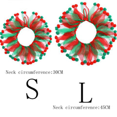 YANQINQIN holiday dress collar on dog or cat ready for seasonal celebrations