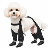 YAQUHO suspender boots dog-paw-guard keeps paws protected during outdoor adventures.