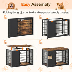 YATINEY DIY frame dog kennel hooks to customize your pet space