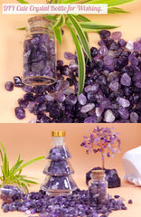 YATOJUZI clear quartz chips for light reflection and DIY crafts.