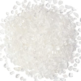 YATOJUZI 1lb clear quartz aquarium gravel bag showing natural stones for decorative tank accents.