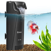 Yaubay quiet internal filter demonstrates whisper-quiet operation for home aquariums