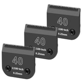 YAZIYIR tres piezas de hojas para perros con corte fino 0,25 mm.