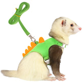 YBEATY ferret harness with breathable fabric for comfortable outdoor wear.