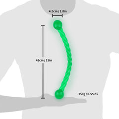 Ycozy dog chew toy 19in closeup texture shows durable rubber