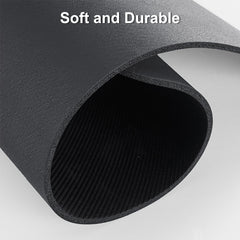 YCT cat food mat wipe-clean surface cleans with a quick wipe.