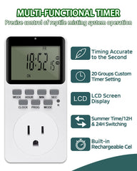 Ycxydr reptile mister system assembly kit for DIY terrarium setup