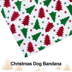 yeabwps triangle dog scarf tree pattern perfect for festive gatherings.