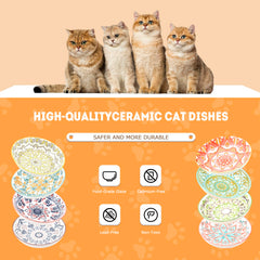 YEAHGO wide shallow bowls are easy to clean and stack for space-saving storage