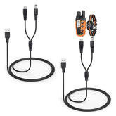 YEAOI charger cable for Bousnic RS2A/RS2B enabling 2-in-1 charging for collar and remote.