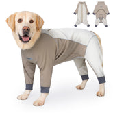 Yeapeeto dog full-body winter coat beige close-up showing warmth and protection