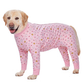 Yeapeeto recovery suit side view in pink bunny for post-surgery comfort