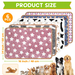 YedsIntu dog blanket folded flat, travel-friendly and easy to store.
