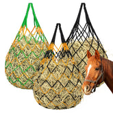 YedsIntu horse hay bag attached to trailer for travel feeding