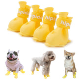 yeduzyn dog boots packaging shows yellow small size for quick shopping decisions