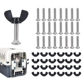 YeeBeny 24-pack pet carrier fasteners kit ready for durable cage repairs