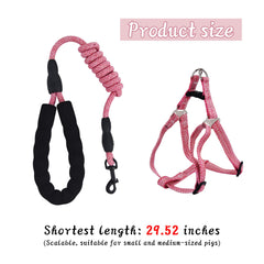 YeeBeny mini pig harness middle connecting bag for secure length fix.