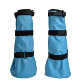 Yeezo hoof soaking boot full set shows complete kit for hoof care routines.