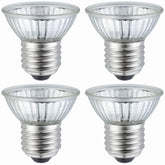 YEGRUEB UVB UVA reptile light 50W 4-pack provides basking warmth and daylight-like spectrum for reptiles.