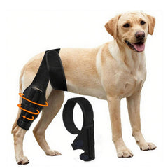 YEHALEANS dog knee brace front view offers stable support for ACL recovery.