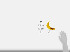 Yeowww! Catnip Toy Yellow Banana texture detail highlighting tactile play.