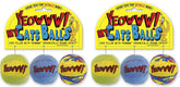 Yeowww! catnip balls on header card showcase six premium toys for interactive play.