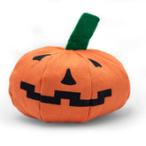 Yeowww Halloween Pumpkin Catnip Toy closeup highlights 100% organically grown catnip for playful engagement.